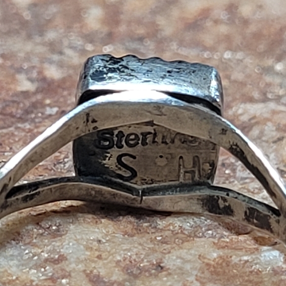 Sterling Silver Turquoise Ring. #2 - Picture 6 of 8